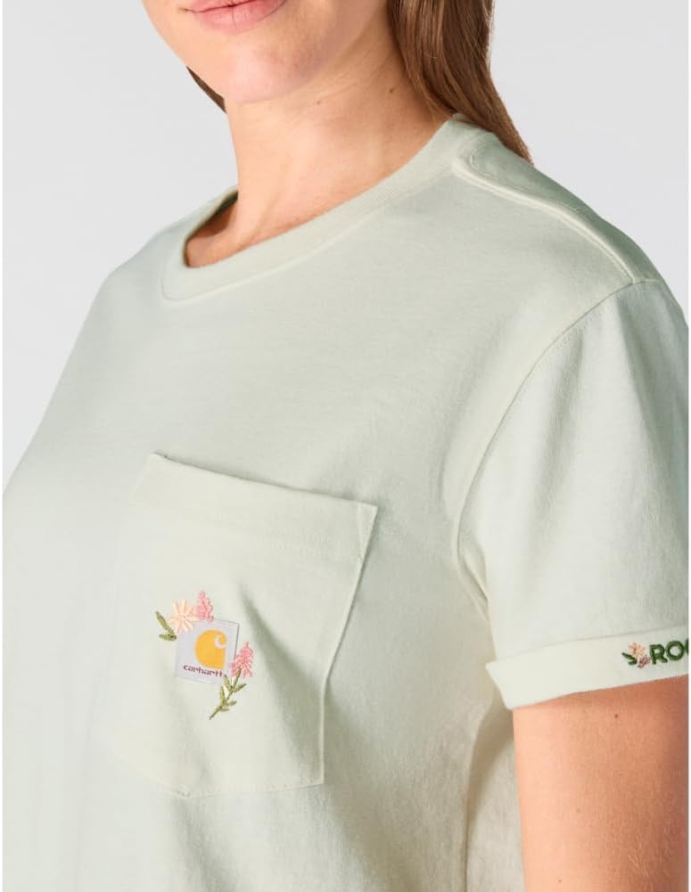 image:imageCarhartt Womens Dearborn Loose Floral TShirtSmoked Teal
