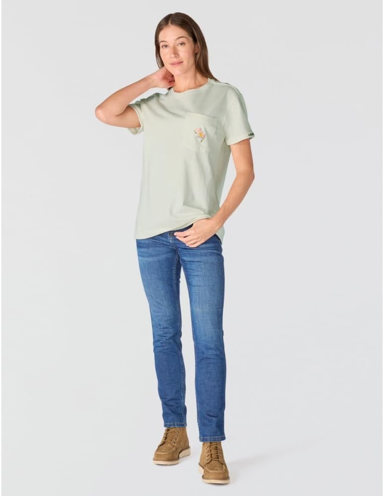 image:imageCarhartt Womens Dearborn Loose Floral TShirtSmoked Teal