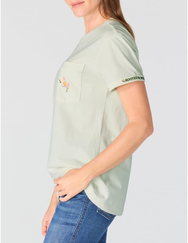 image:imageCarhartt Womens Dearborn Loose Floral TShirtSmoked Teal