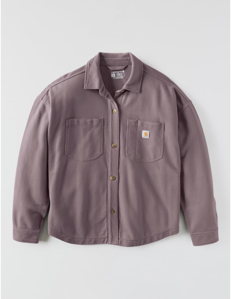 image:imageCarhartt Womens Durham Knit OvershirtAsh Berry