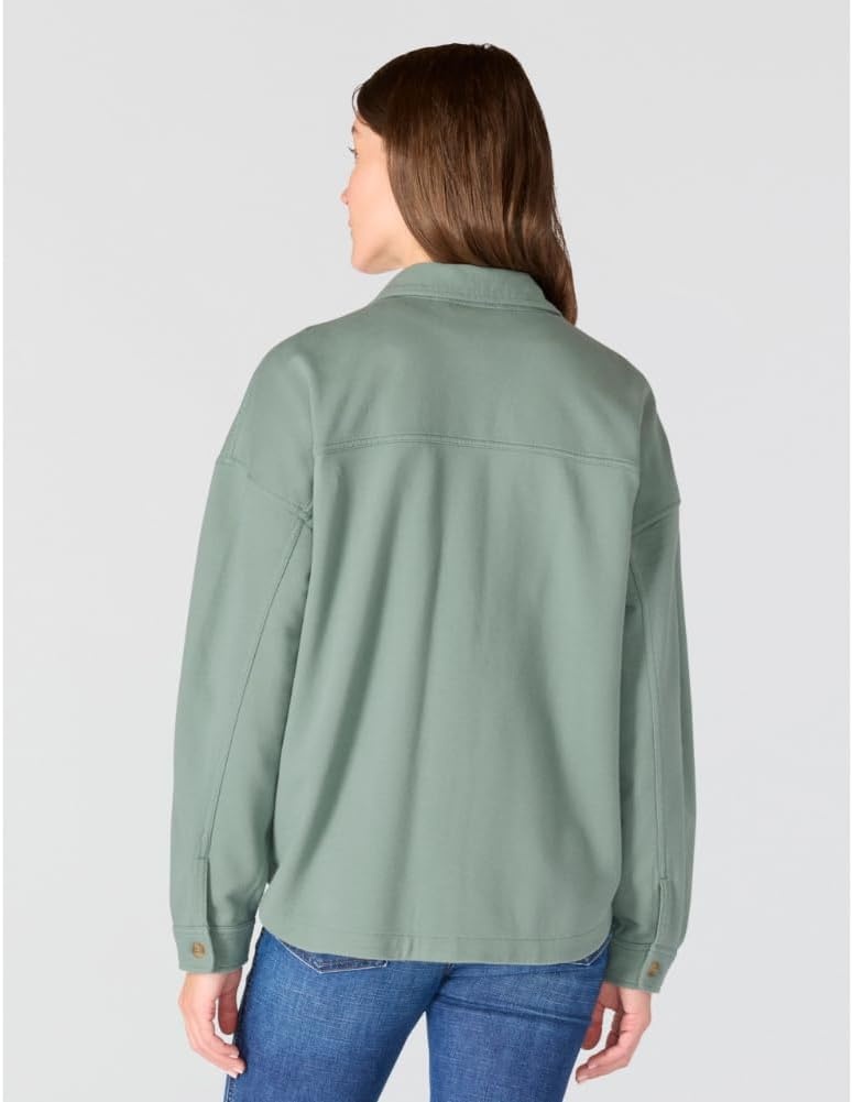 image:imageCarhartt Womens Durham Knit OvershirtGreen Slate
