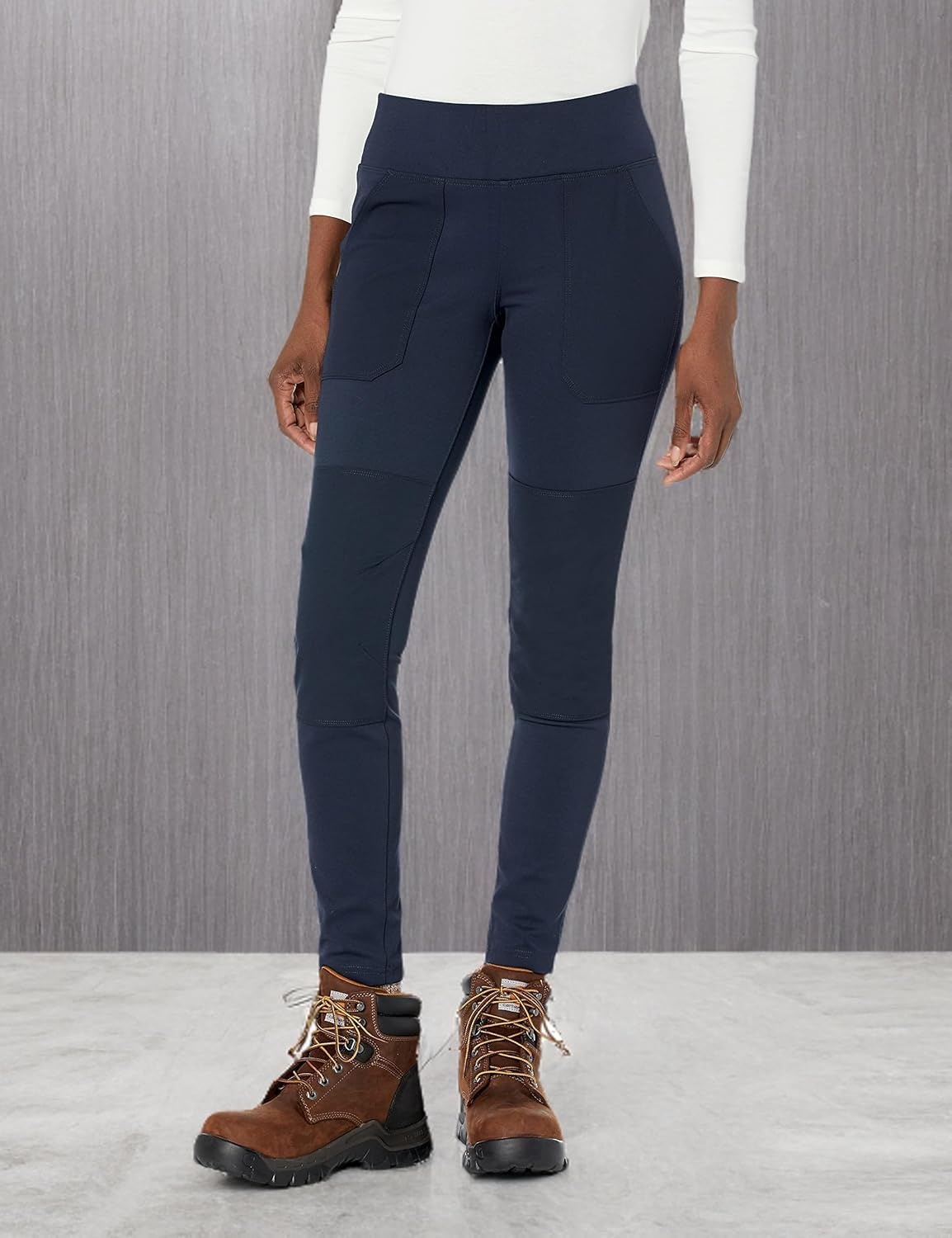 image:imageCarhartt Womens Force Fitted Midweight Utility LeggingNavy