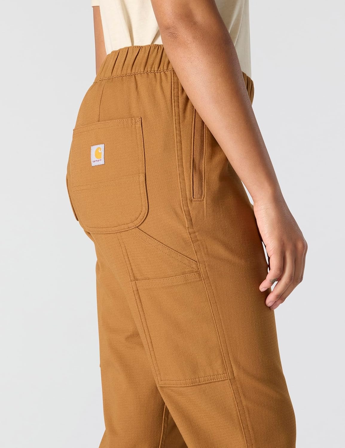 image:imageCarhartt Womens Force Relaxed Fit Ripstop Work PantCarhartt Brown