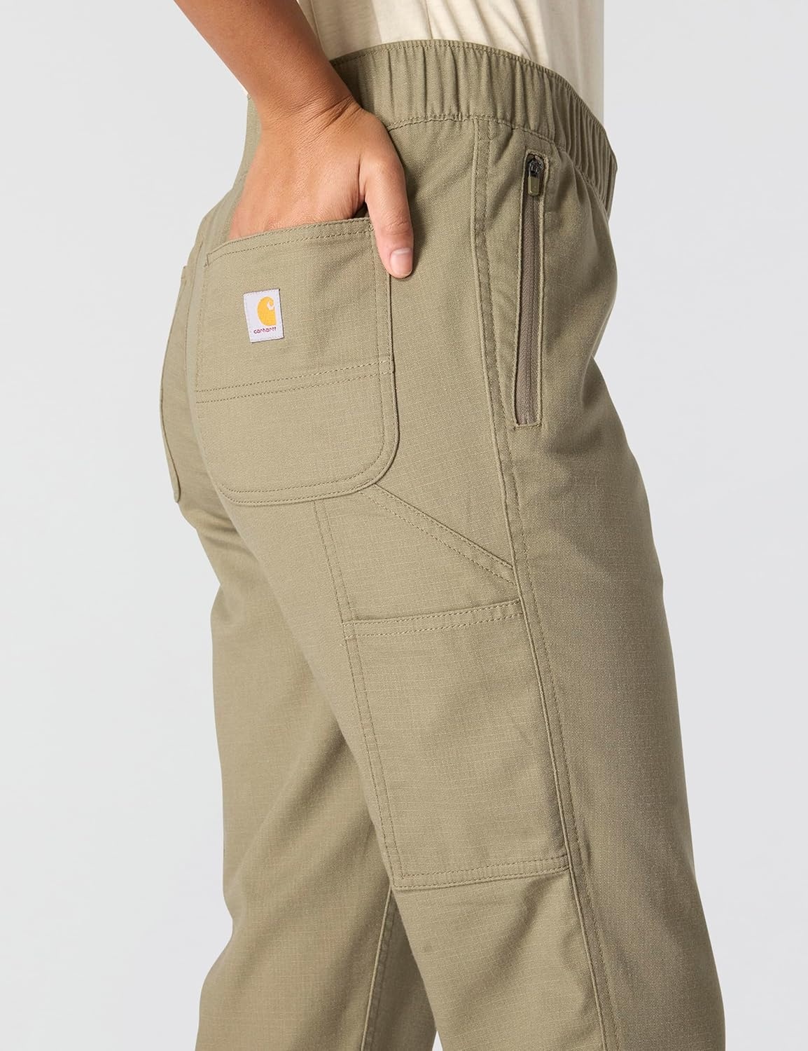 image:imageCarhartt Womens Force Relaxed Fit Ripstop Work PantDusty Olive