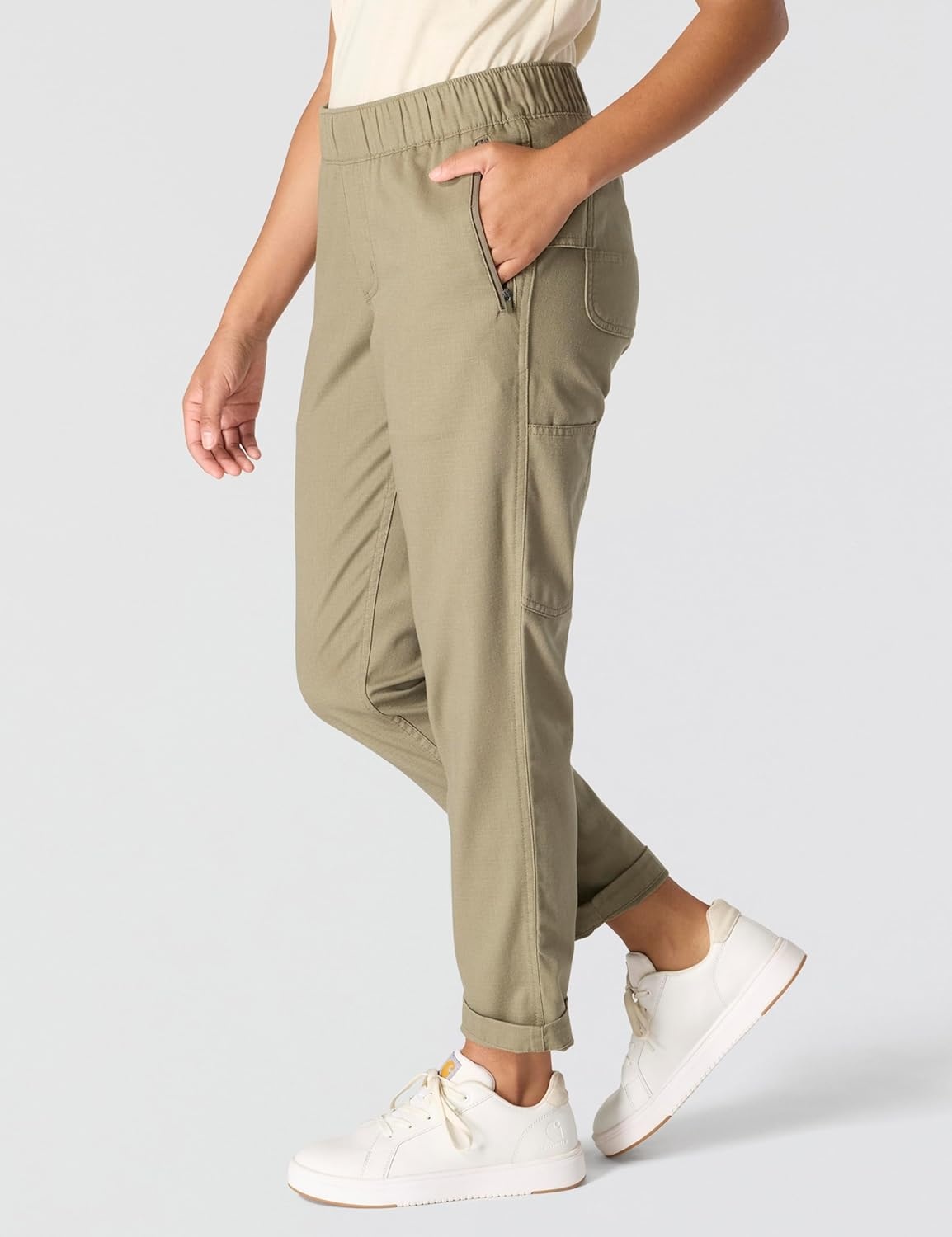 image:imageCarhartt Womens Force Relaxed Fit Ripstop Work PantDusty Olive