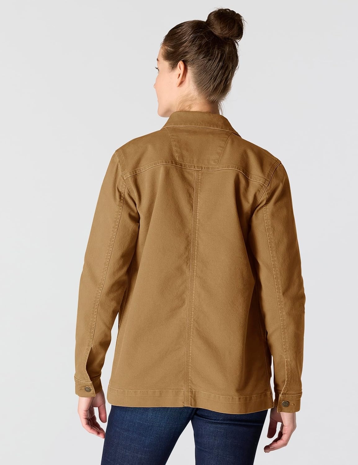 image:imageCarhartt Womens Iconic Stretch Duck Chore CoatCarhartt Brown