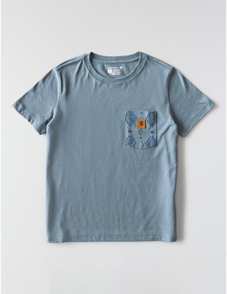 image:imageCarhartt Womens Irvine Relaxed Bethany Yellowtail TShirtIron Blue