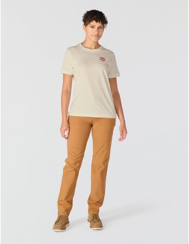 image:imageCarhartt Womens Irvine Relaxed Heritage Heart TShirtEggshell