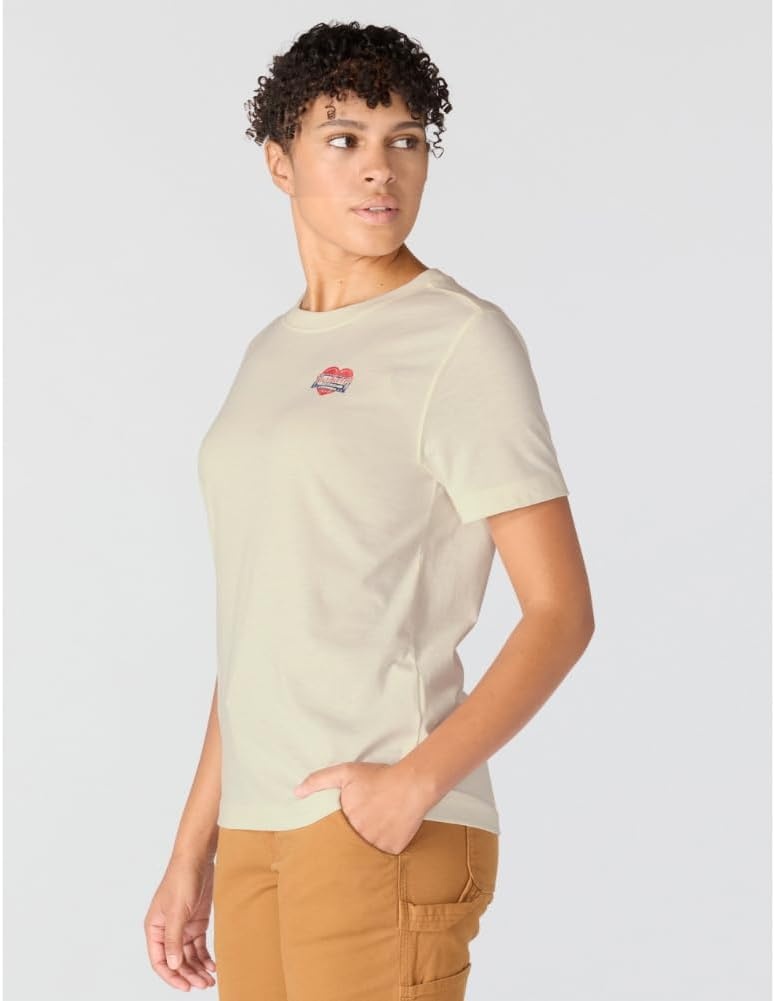 image:imageCarhartt Womens Irvine Relaxed Heritage Heart TShirtEggshell