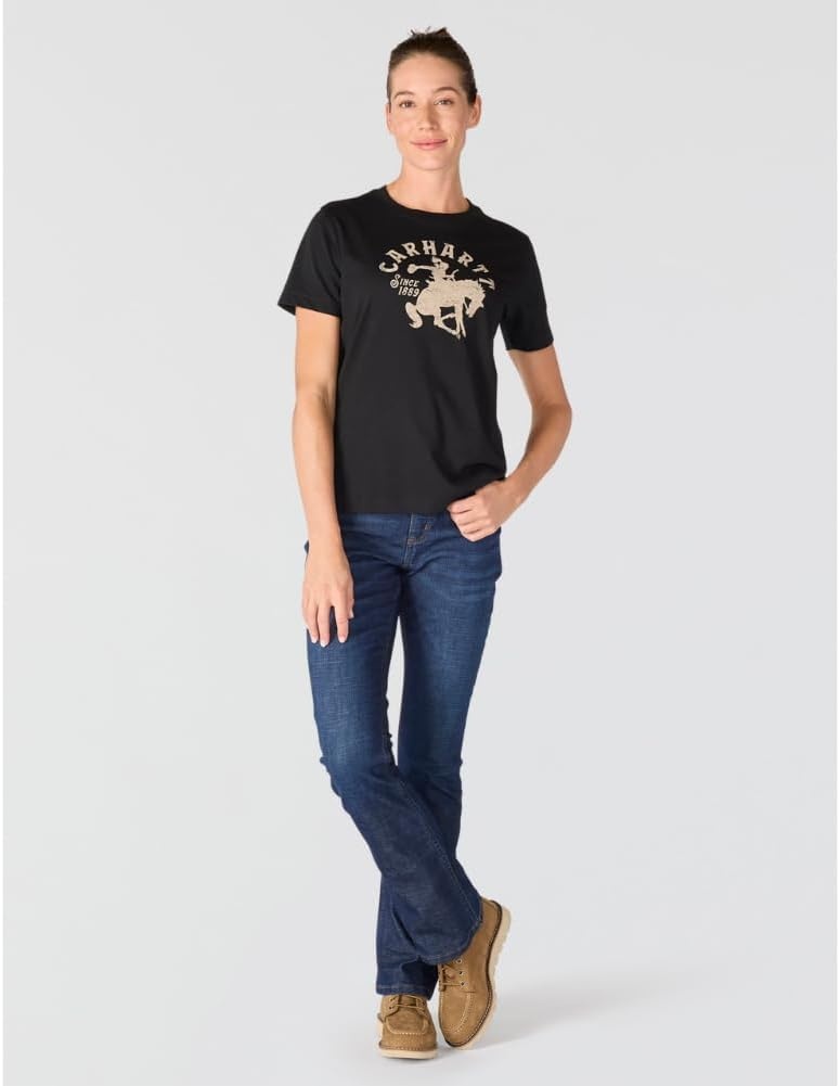 image:imageCarhartt Womens Irvine Relaxed Horse TShirtBlack