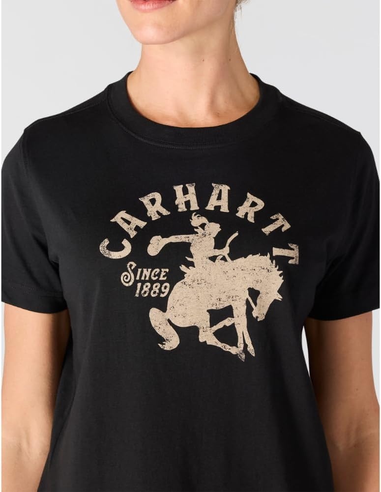 image:imageCarhartt Womens Irvine Relaxed Horse TShirtBlack