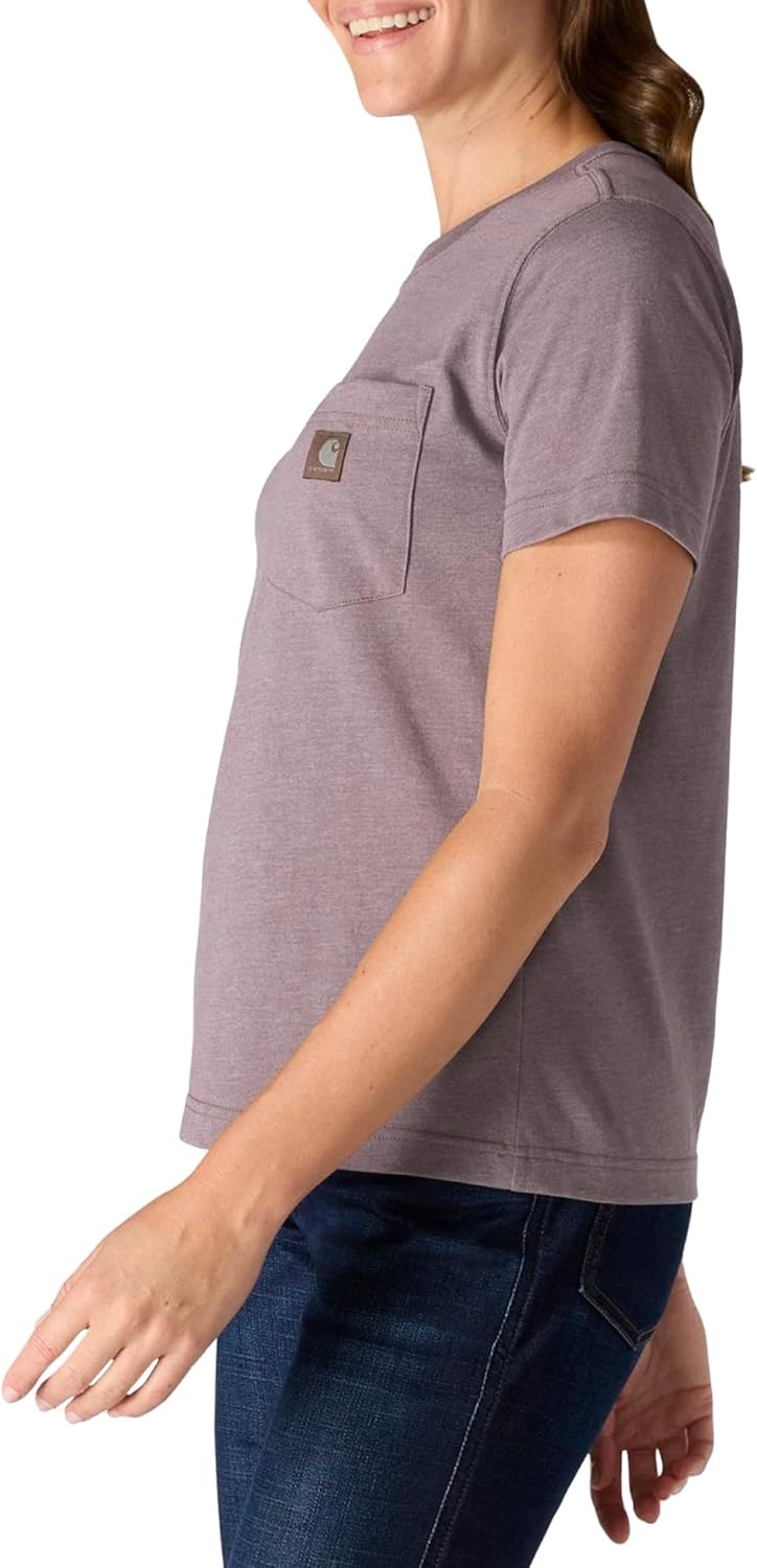 image:imageCarhartt Womens Irvine Relaxed TShirtAsh Berry Heather