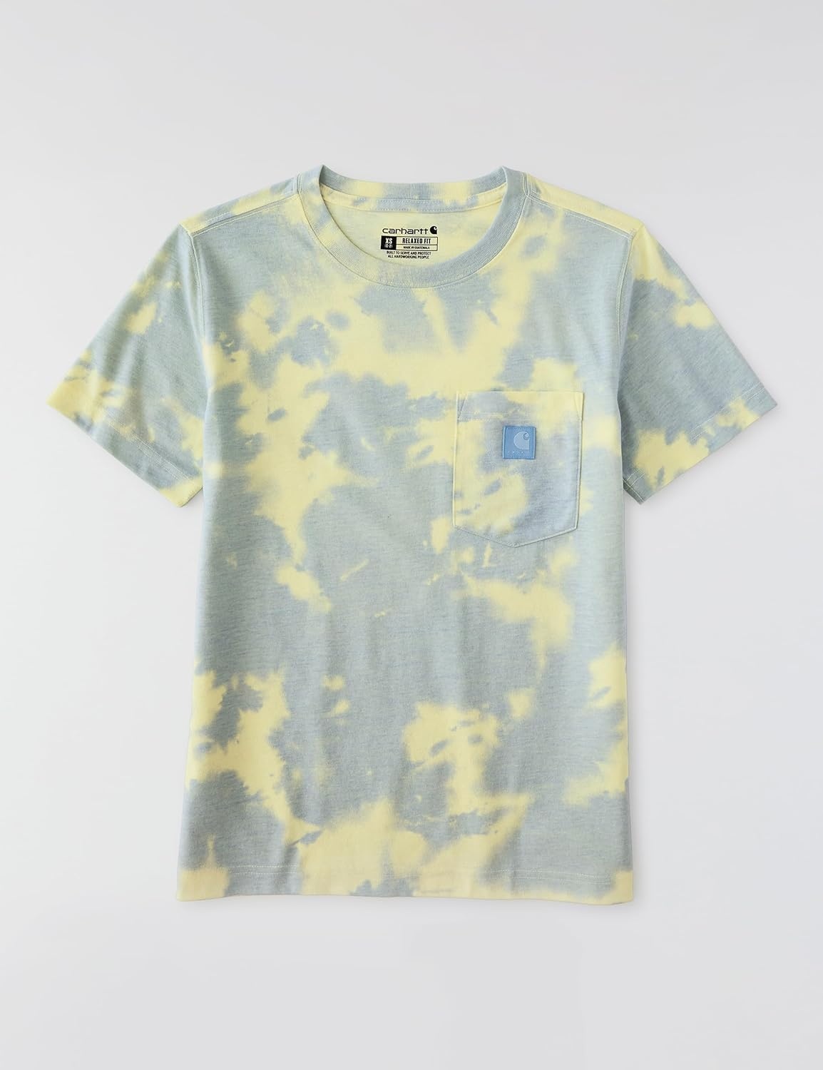 image:imageCarhartt Womens Irvine Relaxed TShirtBlue Aura Watercolor Camo