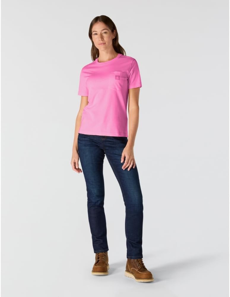 image:imageCarhartt Womens Irvine Relaxed TShirtElectric Fuchsia