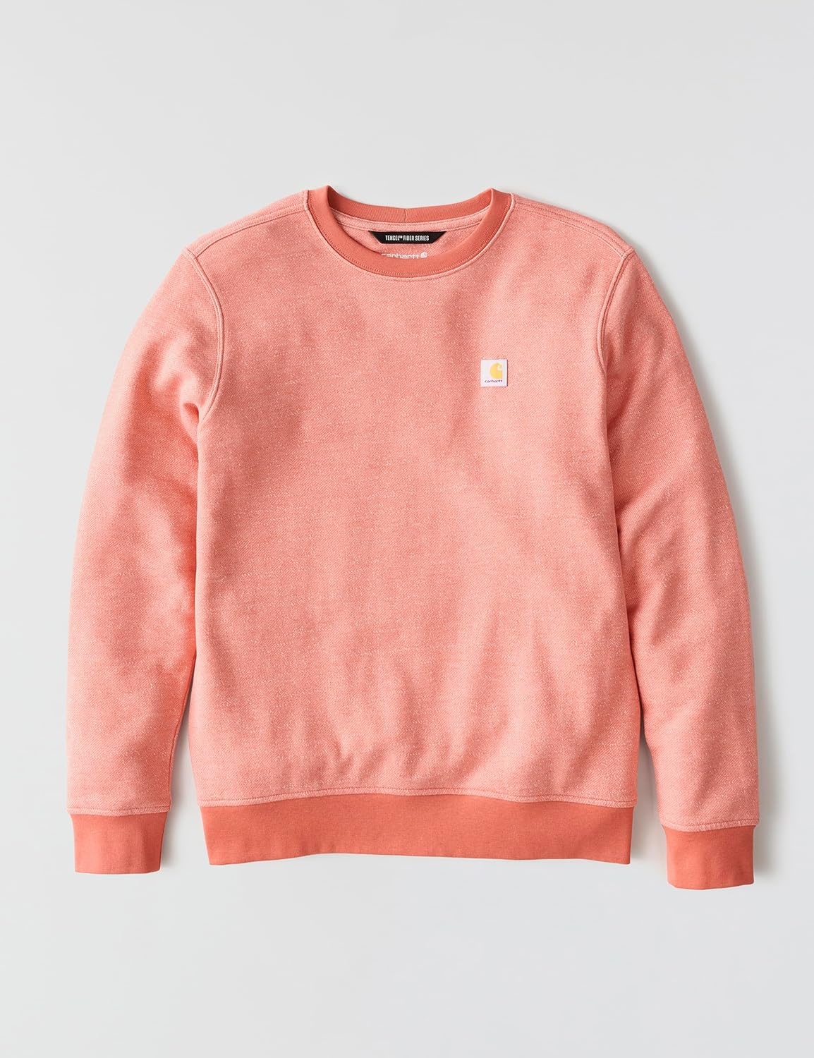image:imageCarhartt Womens Relaxed Fit Midweight French Terry Crewneck SweatshirtDusty Cedar Heather