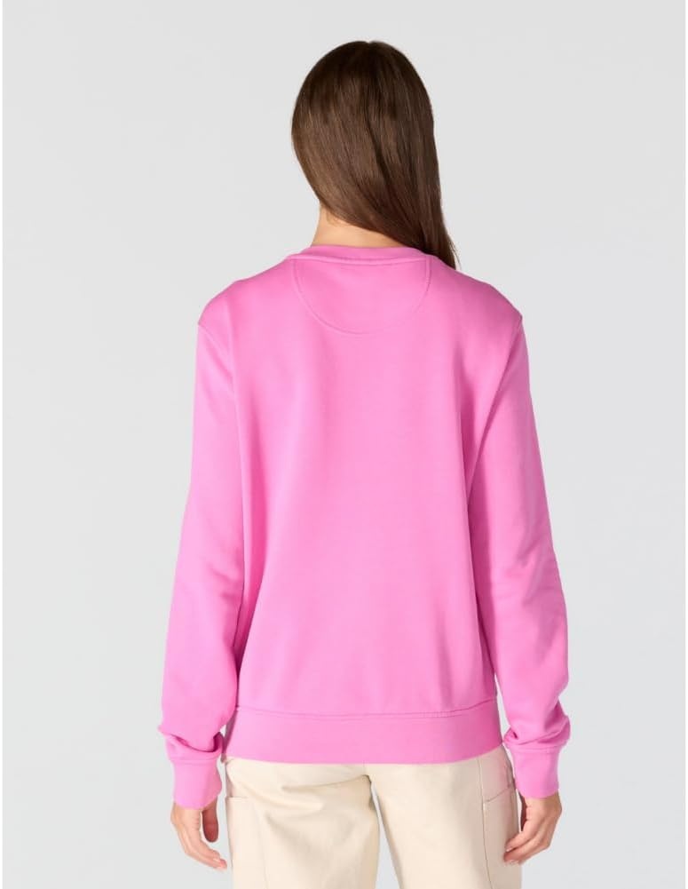 image:imageCarhartt Womens Relaxed Fit Midweight French Terry Crewneck SweatshirtElectric Fuchsia