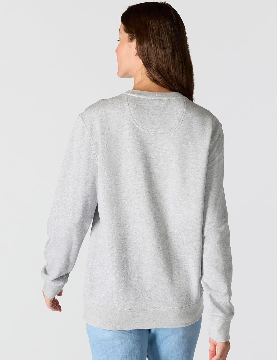 image:imageCarhartt Womens Relaxed Fit Midweight French Terry Crewneck SweatshirtHeather Gray
