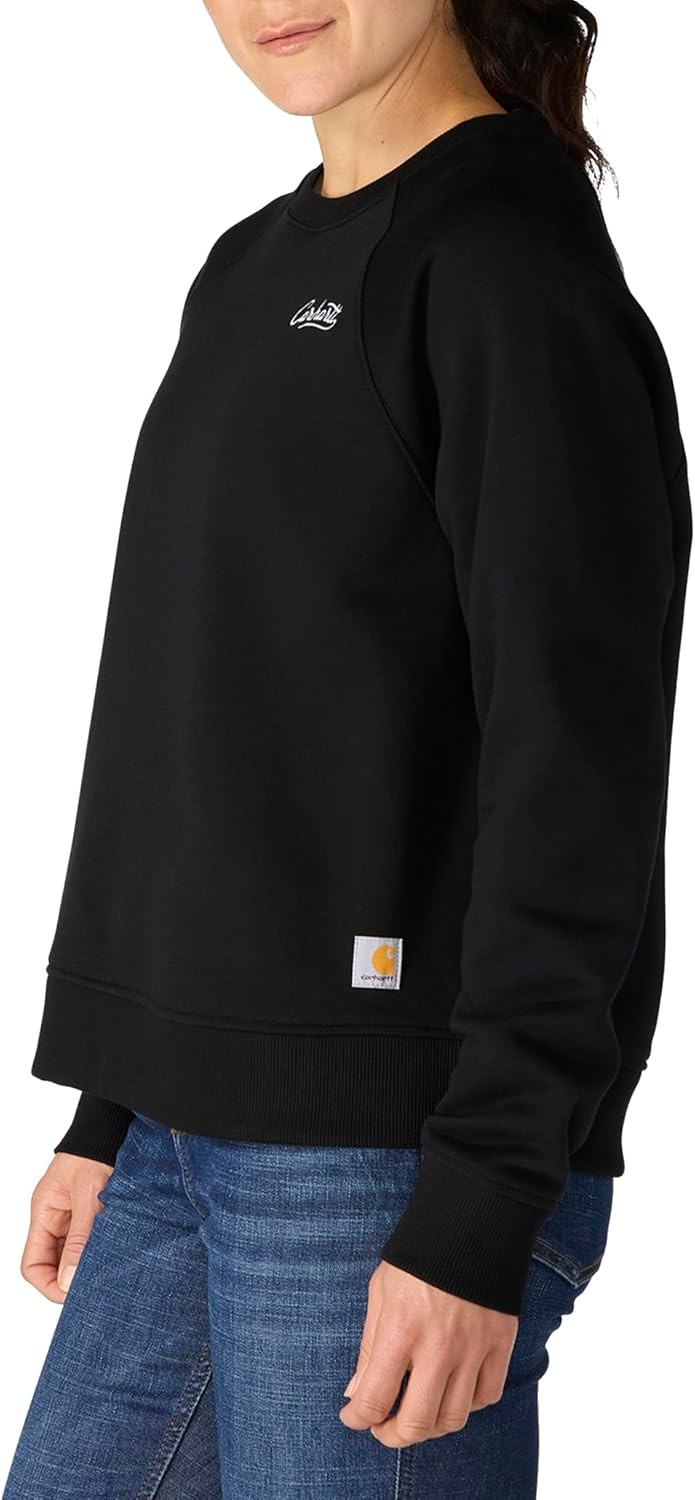 image:imageCarhartt Womens Sawyer Crewneck SweatshirtBlack