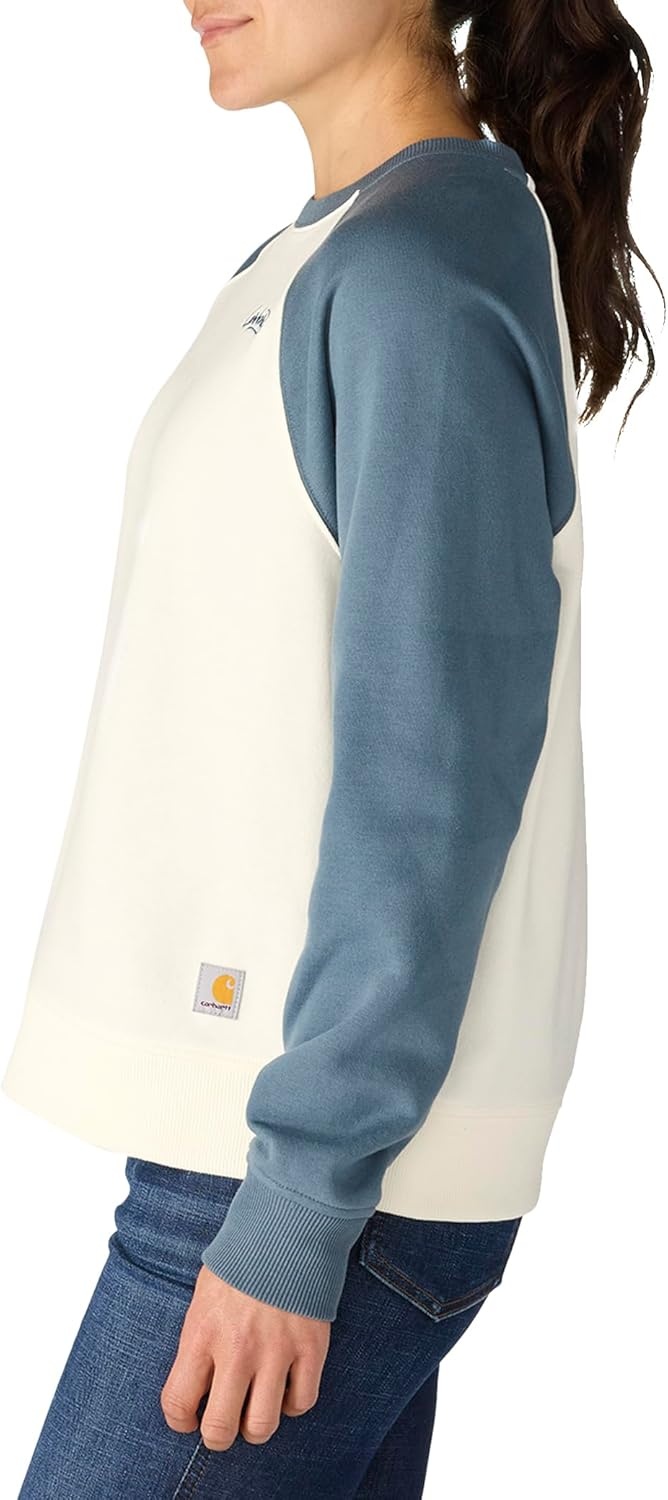 image:imageCarhartt Womens Sawyer Crewneck SweatshirtEggshell