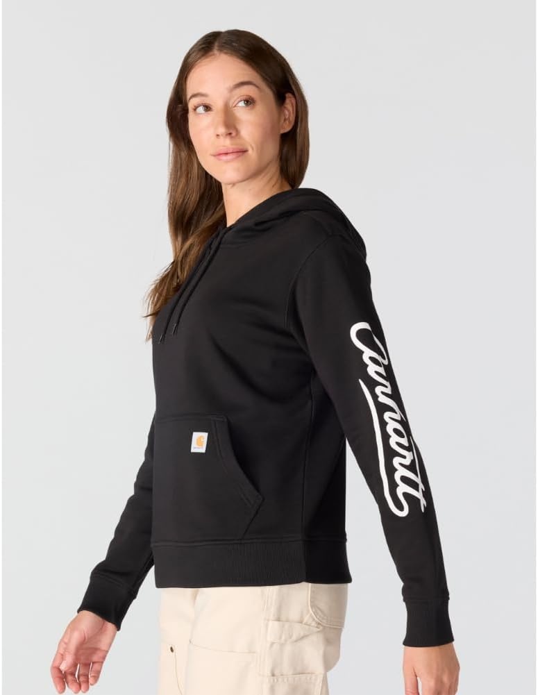 image:imageCarhartt Womens Sawyer Script Logo SweatshirtBlack