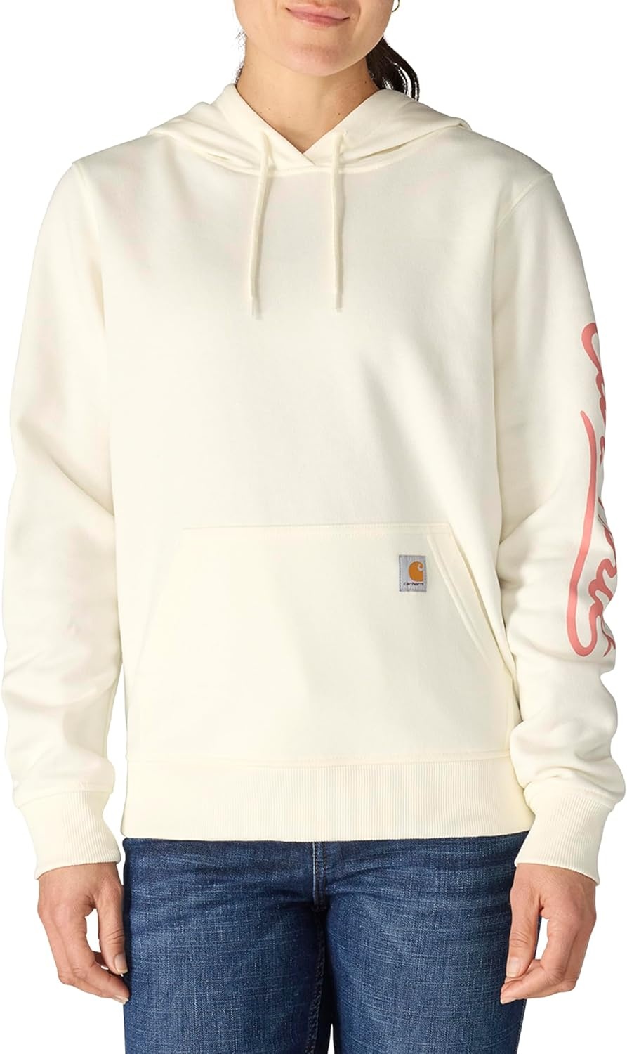 image:imageCarhartt Womens Sawyer Script Logo SweatshirtEggshell