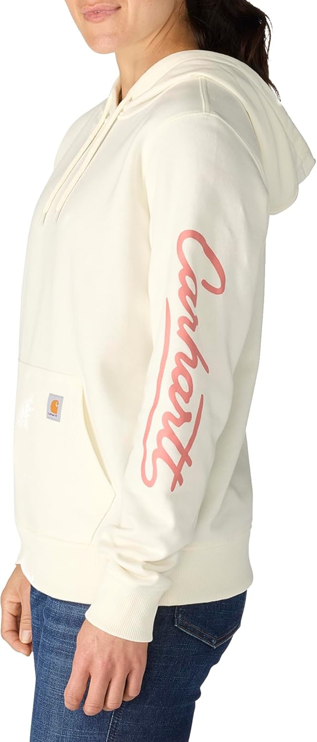 image:imageCarhartt Womens Sawyer Script Logo SweatshirtEggshell