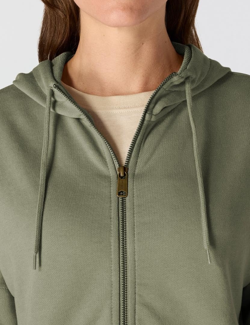 image:imageCarhartt Womens TENCEL Fiber Series FullZip SweatshirtAvery Fern