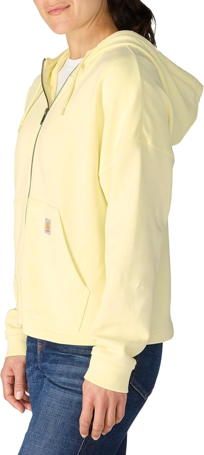 image:imageCarhartt Womens TENCEL Fiber Series FullZip SweatshirtCelestial Yellow