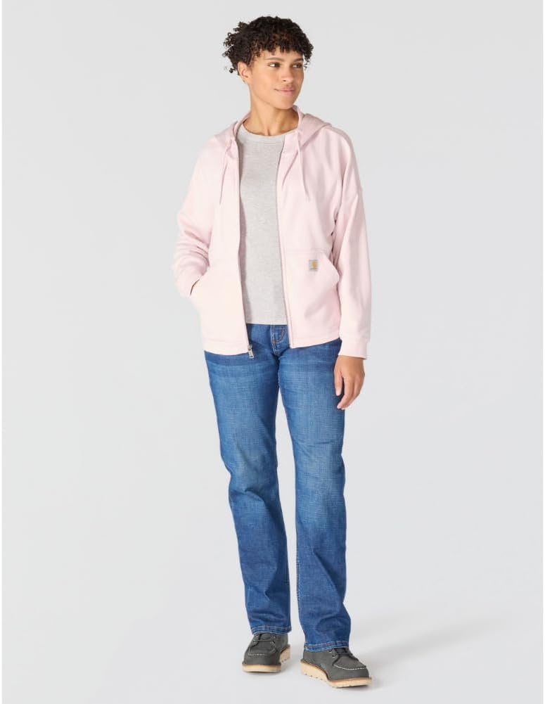 image:imageCarhartt Womens TENCEL Fiber Series FullZip SweatshirtNew Rose