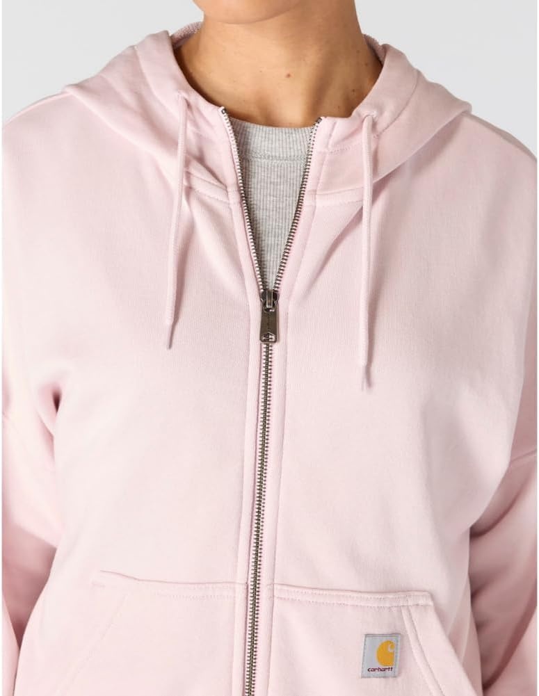 image:imageCarhartt Womens TENCEL Fiber Series FullZip SweatshirtNew Rose