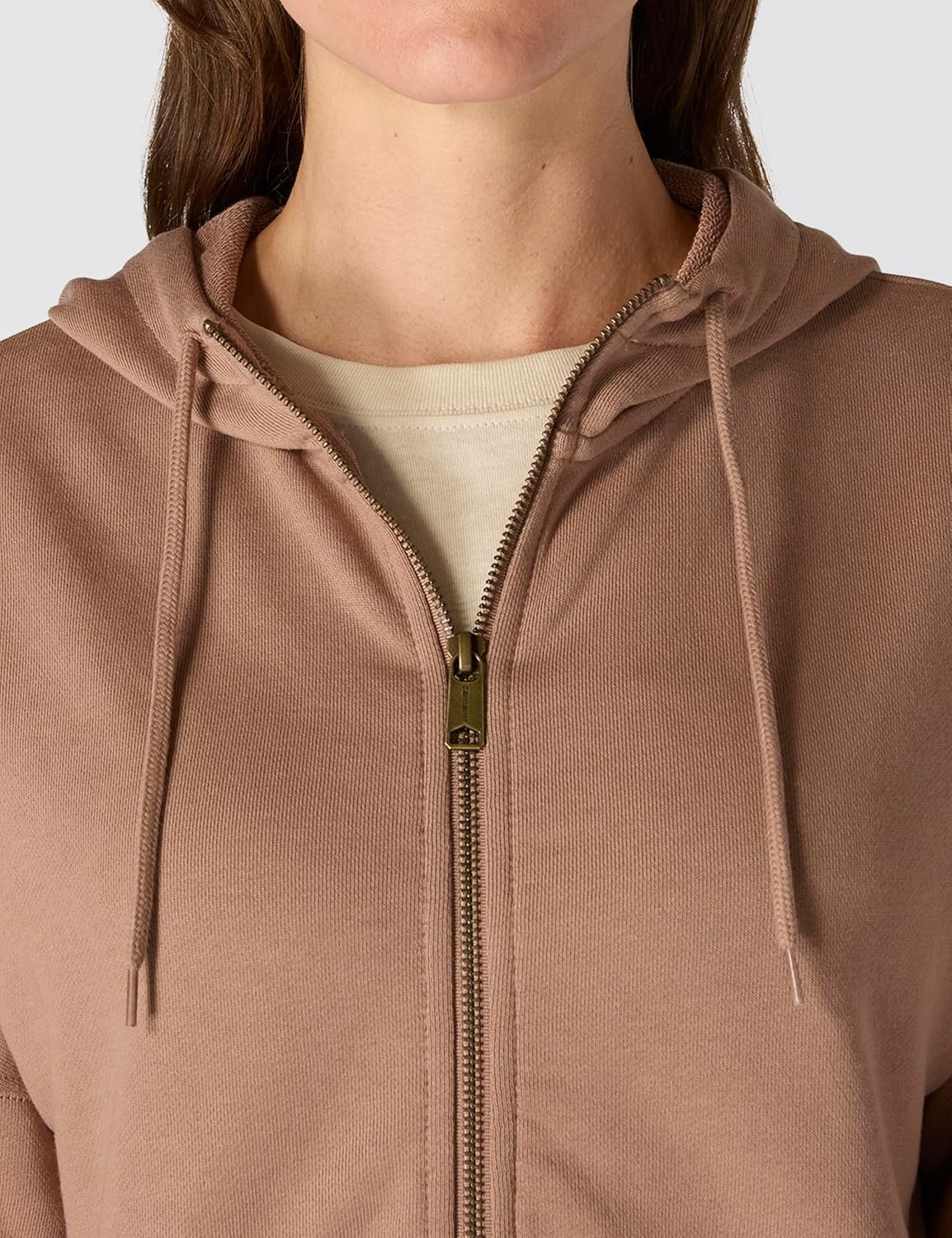 image:imageCarhartt Womens TENCEL Fiber Series FullZip SweatshirtSoft Sepia