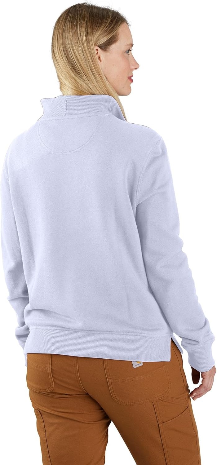 image:imageCarhartt Womens TENCEL Fiber Series HalfZip SweatshirtFresh Lavender