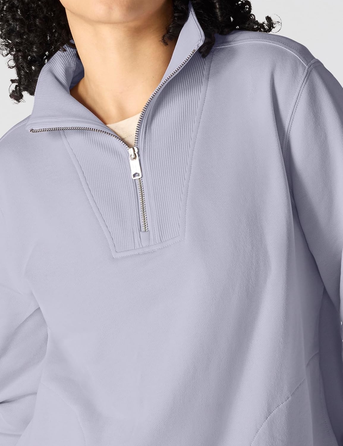 image:imageCarhartt Womens TENCEL Fiber Series HalfZip SweatshirtMica