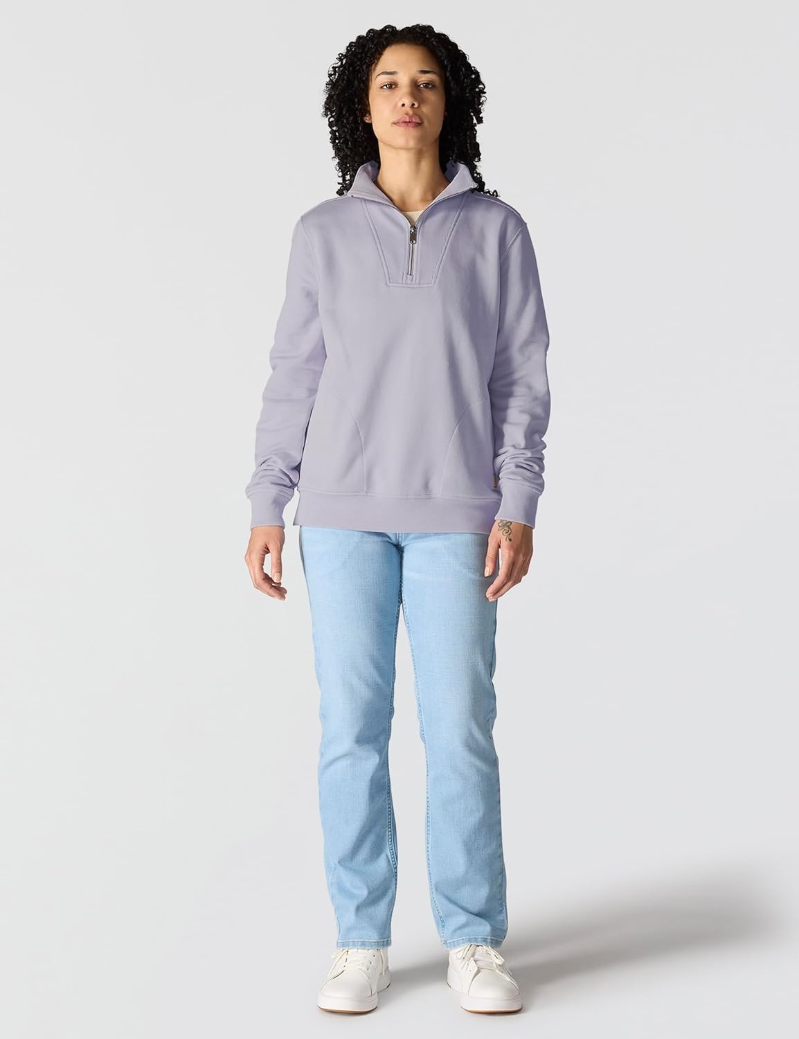 image:imageCarhartt Womens TENCEL Fiber Series HalfZip SweatshirtMica