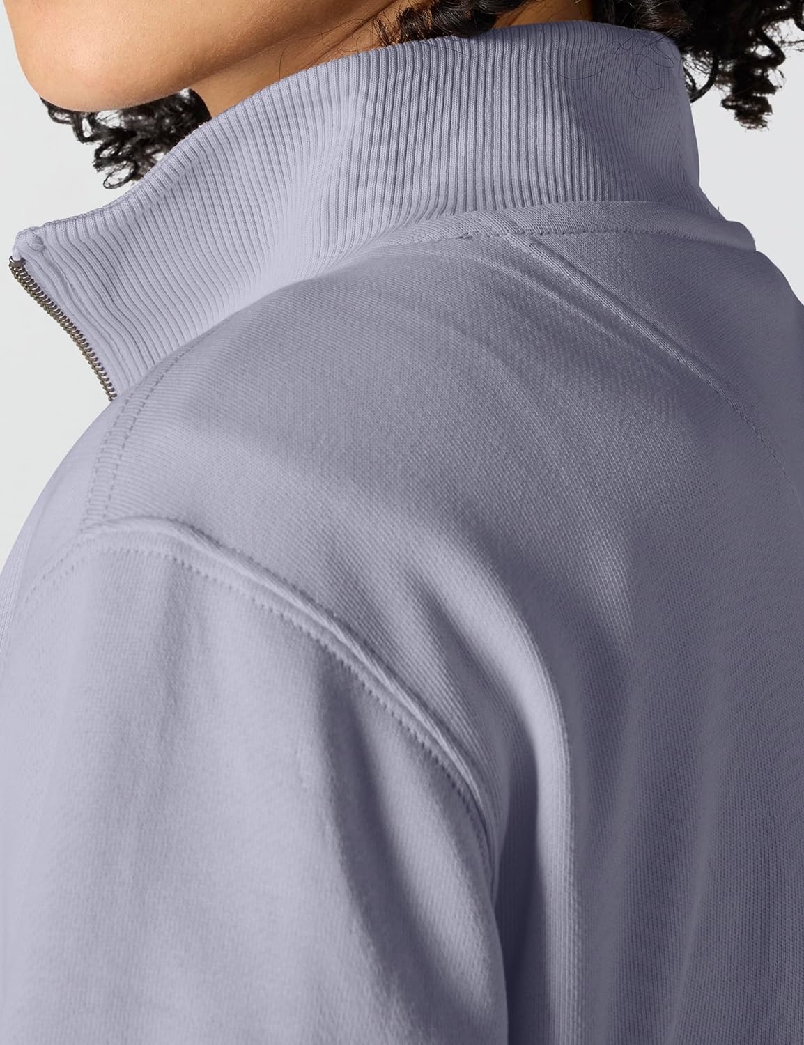 image:imageCarhartt Womens TENCEL Fiber Series HalfZip SweatshirtMica
