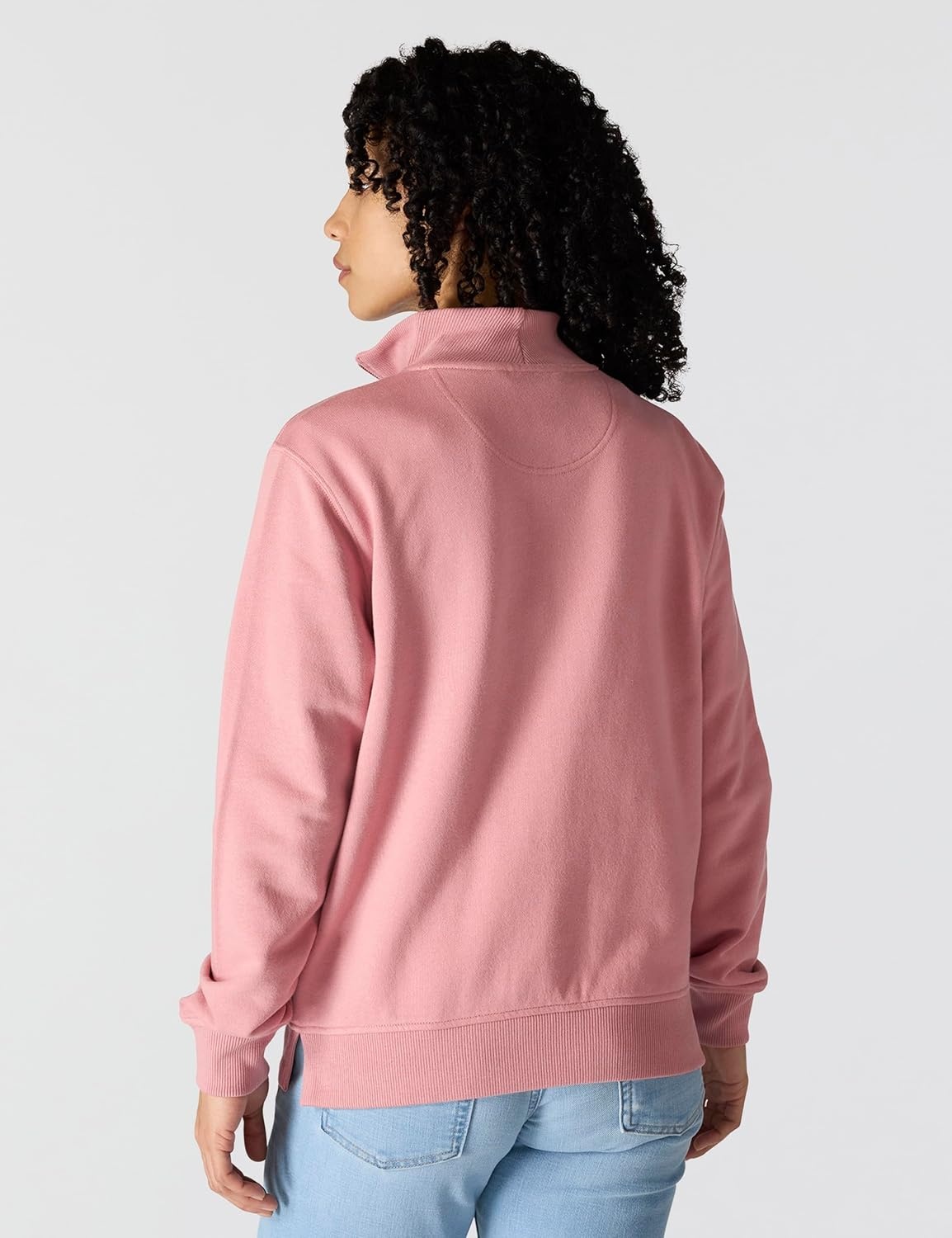 image:imageCarhartt Womens TENCEL Fiber Series HalfZip SweatshirtRose Tint