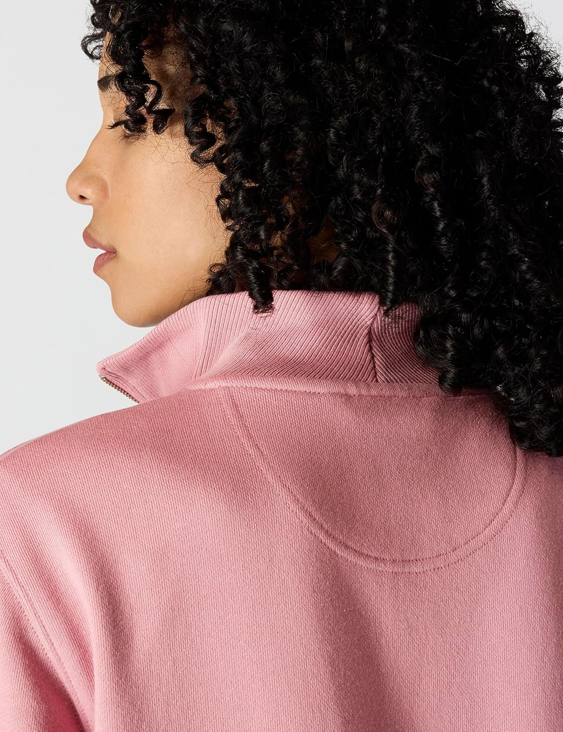 image:imageCarhartt Womens TENCEL Fiber Series HalfZip SweatshirtRose Tint