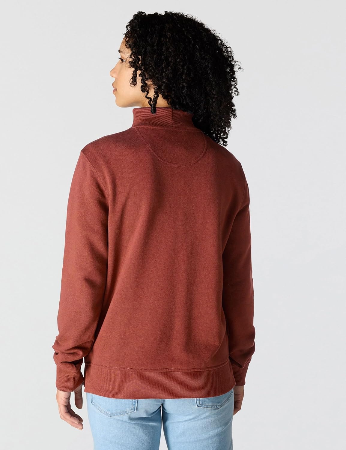 image:imageCarhartt Womens TENCEL Fiber Series HalfZip SweatshirtSpice Red