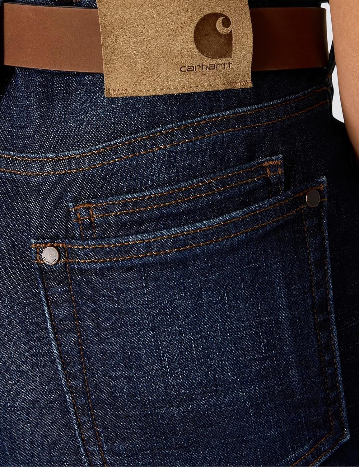image:imageCarhartt Womens The Mason High Rise Slim Fit Jeans Performance Fit Stretch DenimDownpour