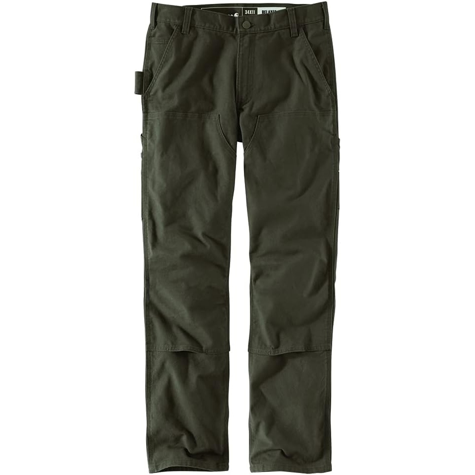 image:imageCarhartt Mens Relaxed Straight Rugged Flex Duck DoubleFront DungareeTarmac