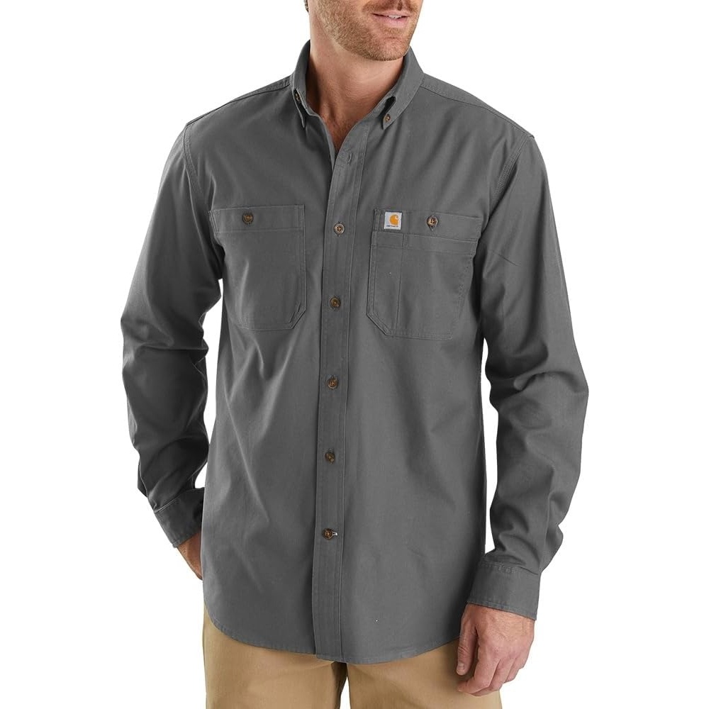 image:imageCarhartt Mens Windham Relaxed LS ShirtGravel