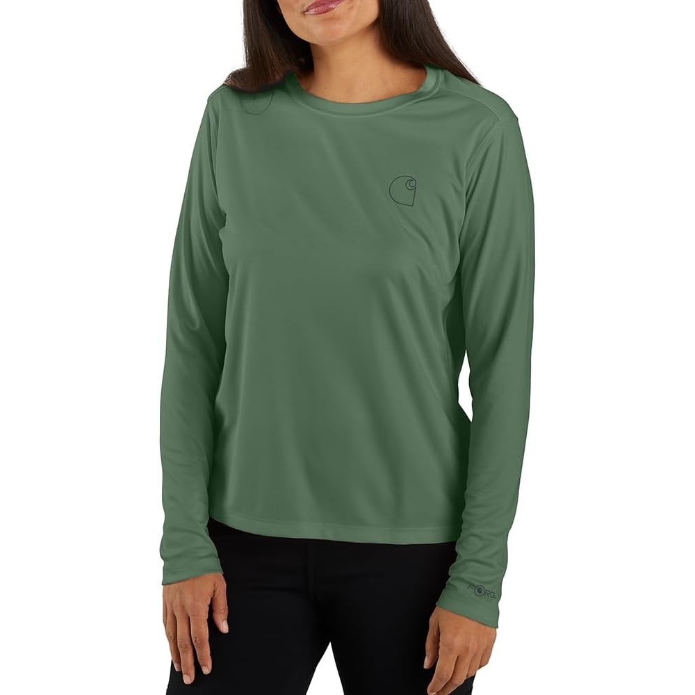 image:imageCarhartt Womens 106632 Womens Force Sun Defender RelaxedFrosted Balsam