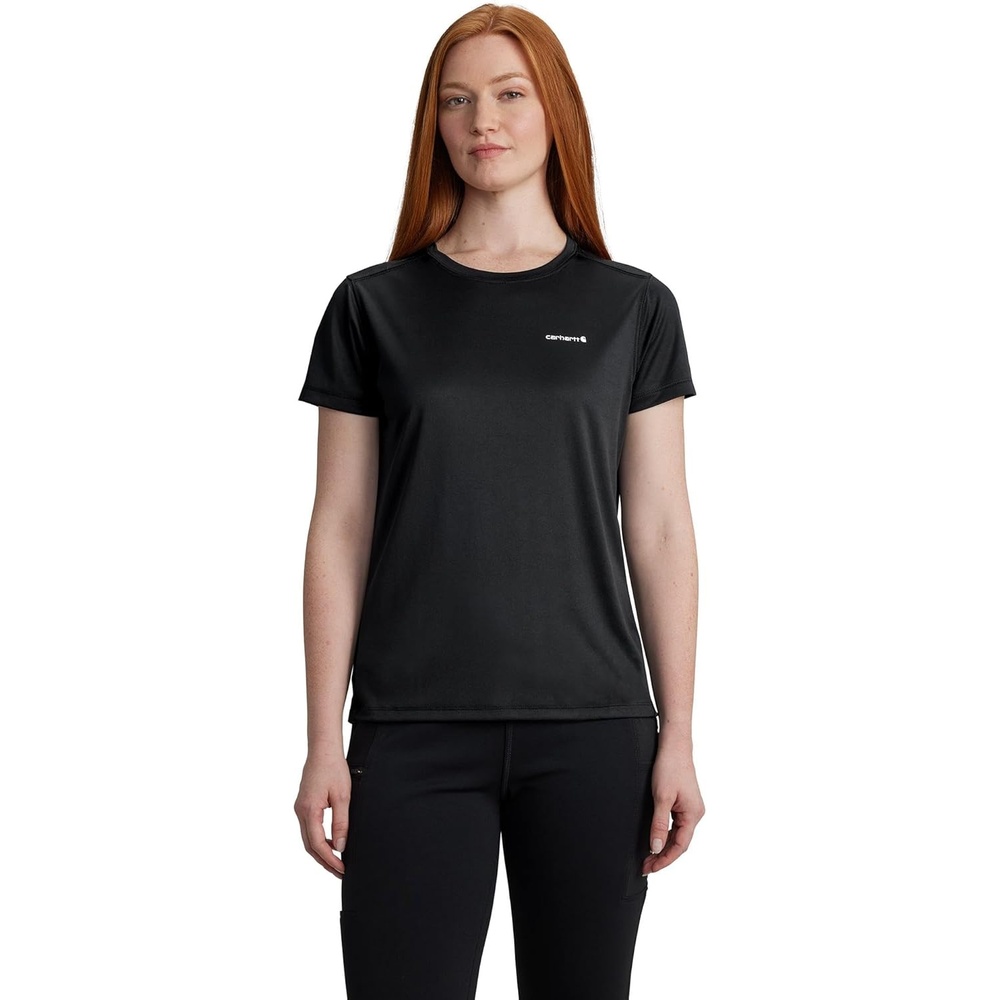 image:imageCarhartt Womens 106830 Womens Force Sun Defender Relaxed Fit ShortBlack