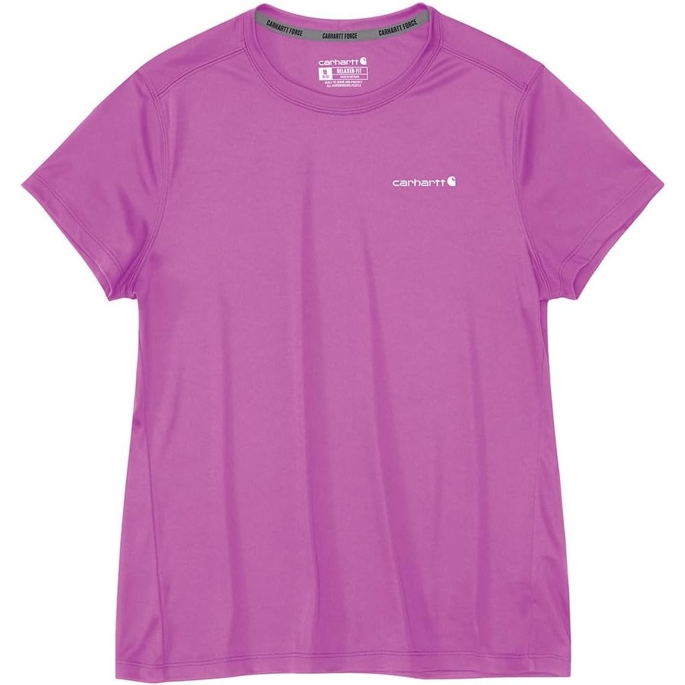 image:imageCarhartt Womens 106830 Womens Force Sun Defender Relaxed Fit ShortElectric Fuchsia