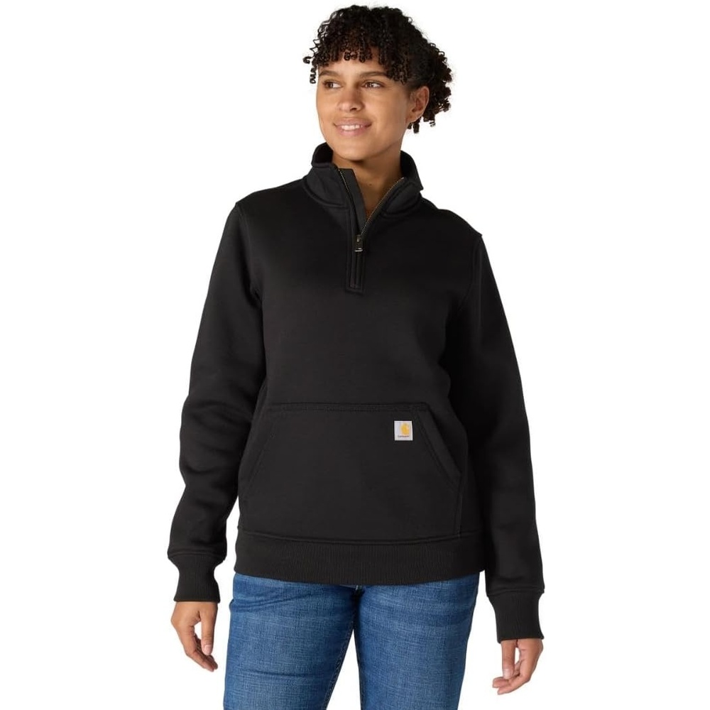 image:imageCarhartt Womens Clarksburg QuarterZip SweatshirtBlack