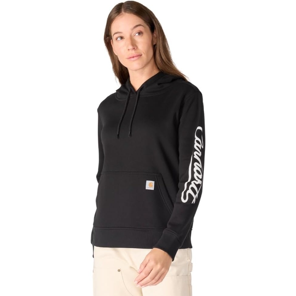 image:imageCarhartt Womens Sawyer Script Logo SweatshirtBlack