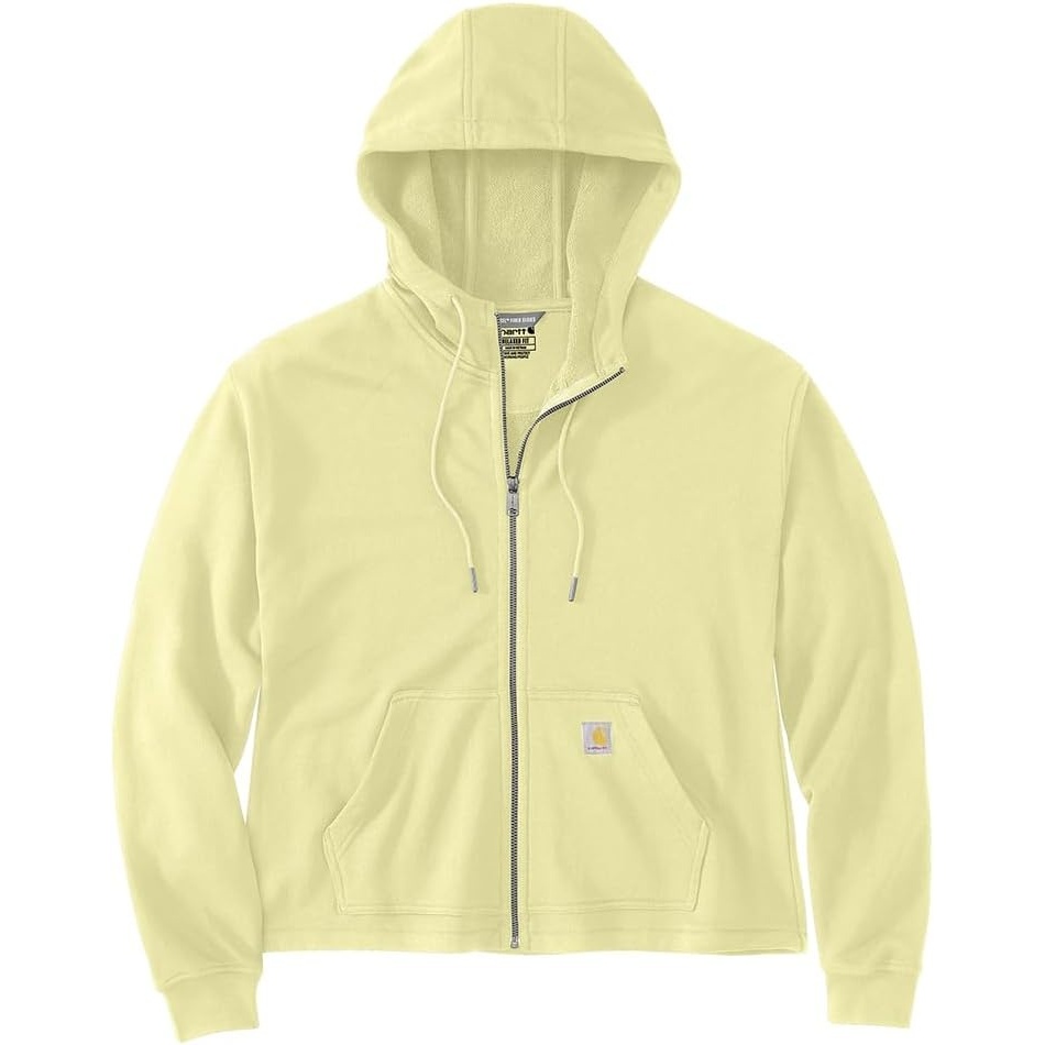 image:imageCarhartt Womens TENCEL Fiber Series FullZip SweatshirtCelestial Yellow