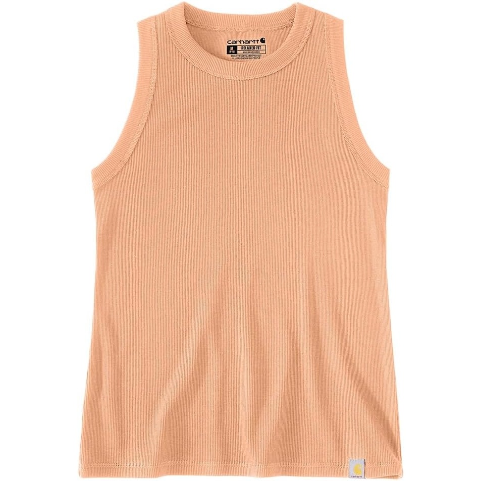 image:imageCarhartt Womens Tencel Fiber Series Fitted Ribbed TankCoral Reef