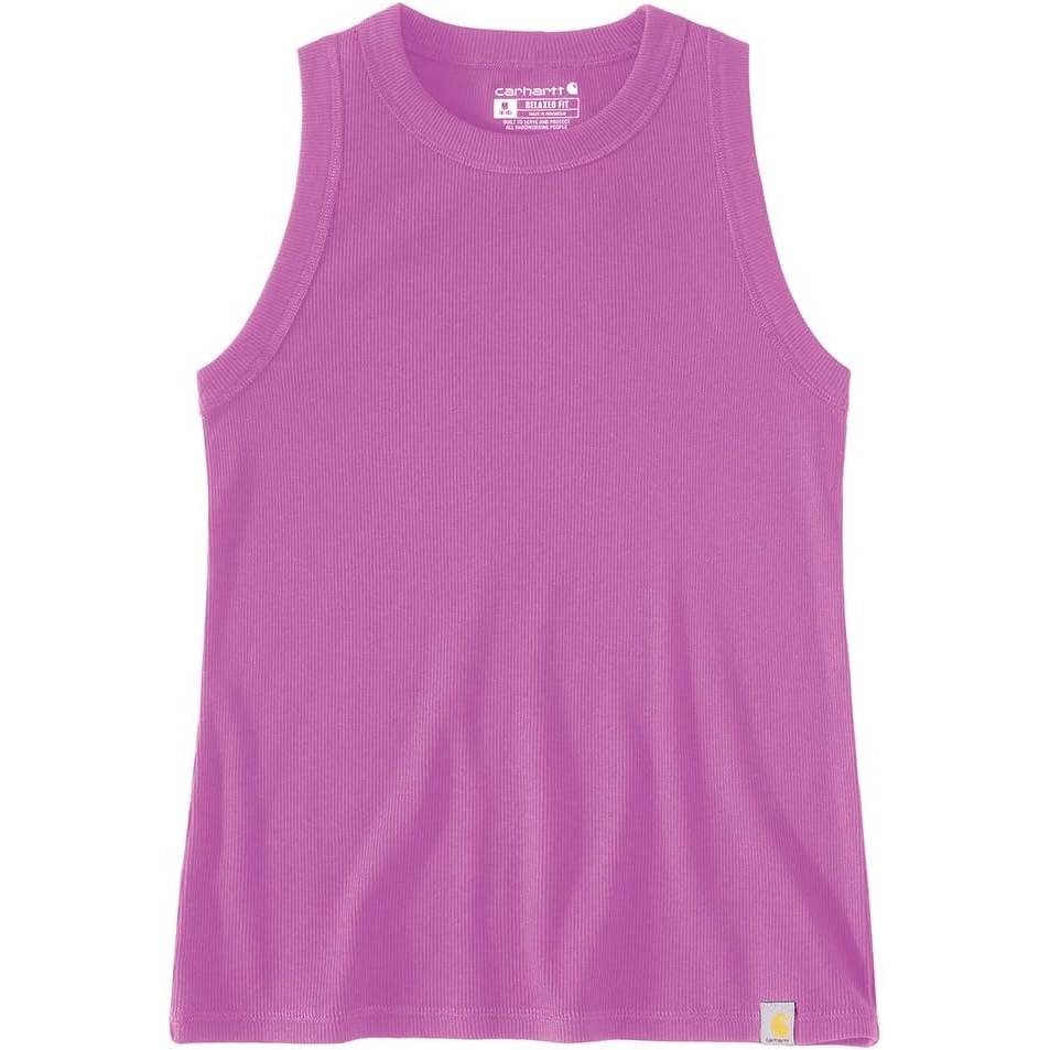 image:imageCarhartt Womens Tencel Fiber Series Fitted Ribbed TankElectric Fuchsia