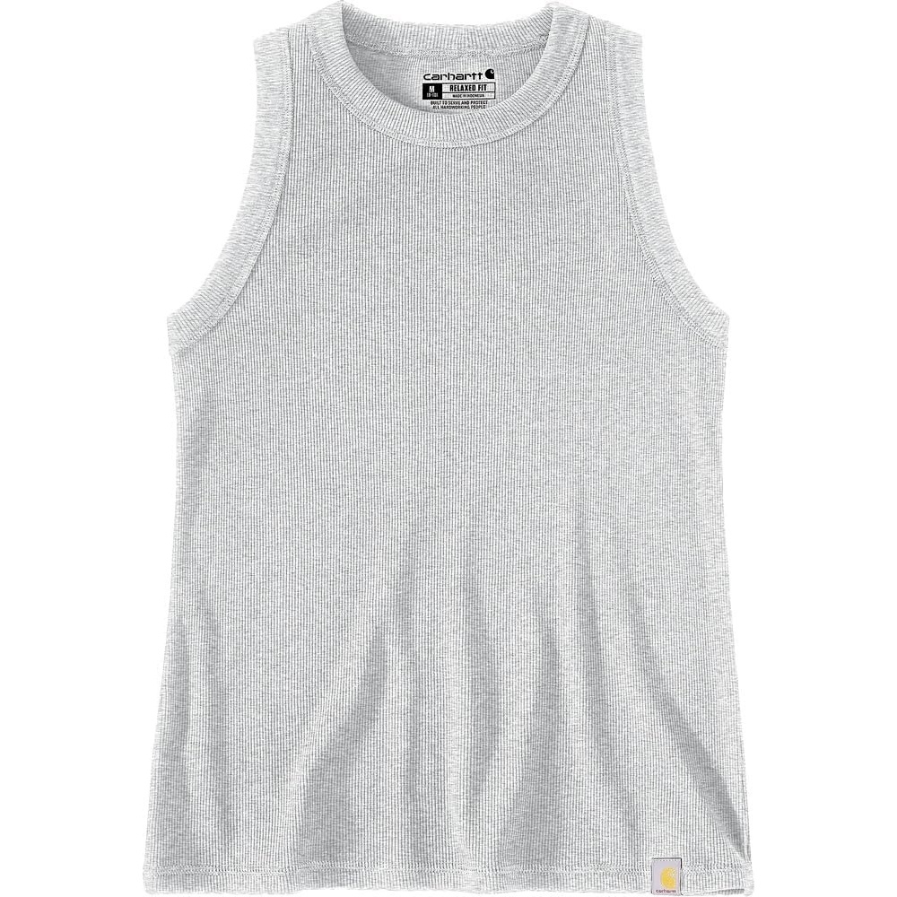 image:imageCarhartt Womens Tencel Fiber Series Fitted Ribbed TankHeather Gray